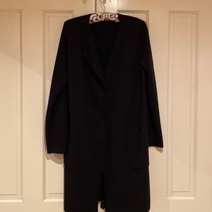 J Crew Collarless Sweater-blazer